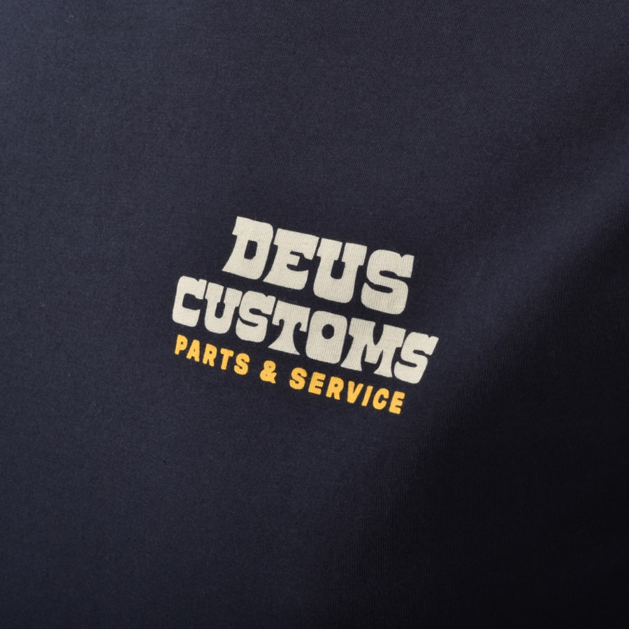 Alternative Image for ProductDeus Ex Machina Austomatica T Shirt Blue3